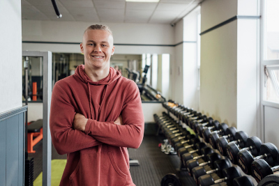 young gym owner